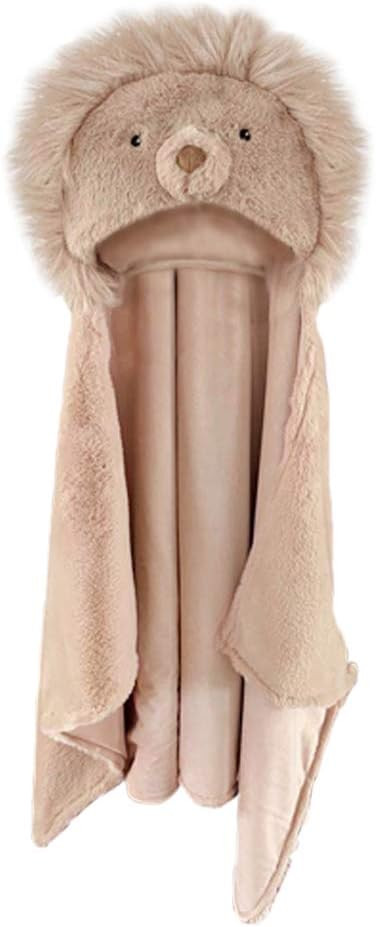 MON AMI ‘Lion’ Wearable Hoodie Blanket for Kids – 51x28”, Soft Warm & Cozy Sherpa Hooded ... | Amazon (US)