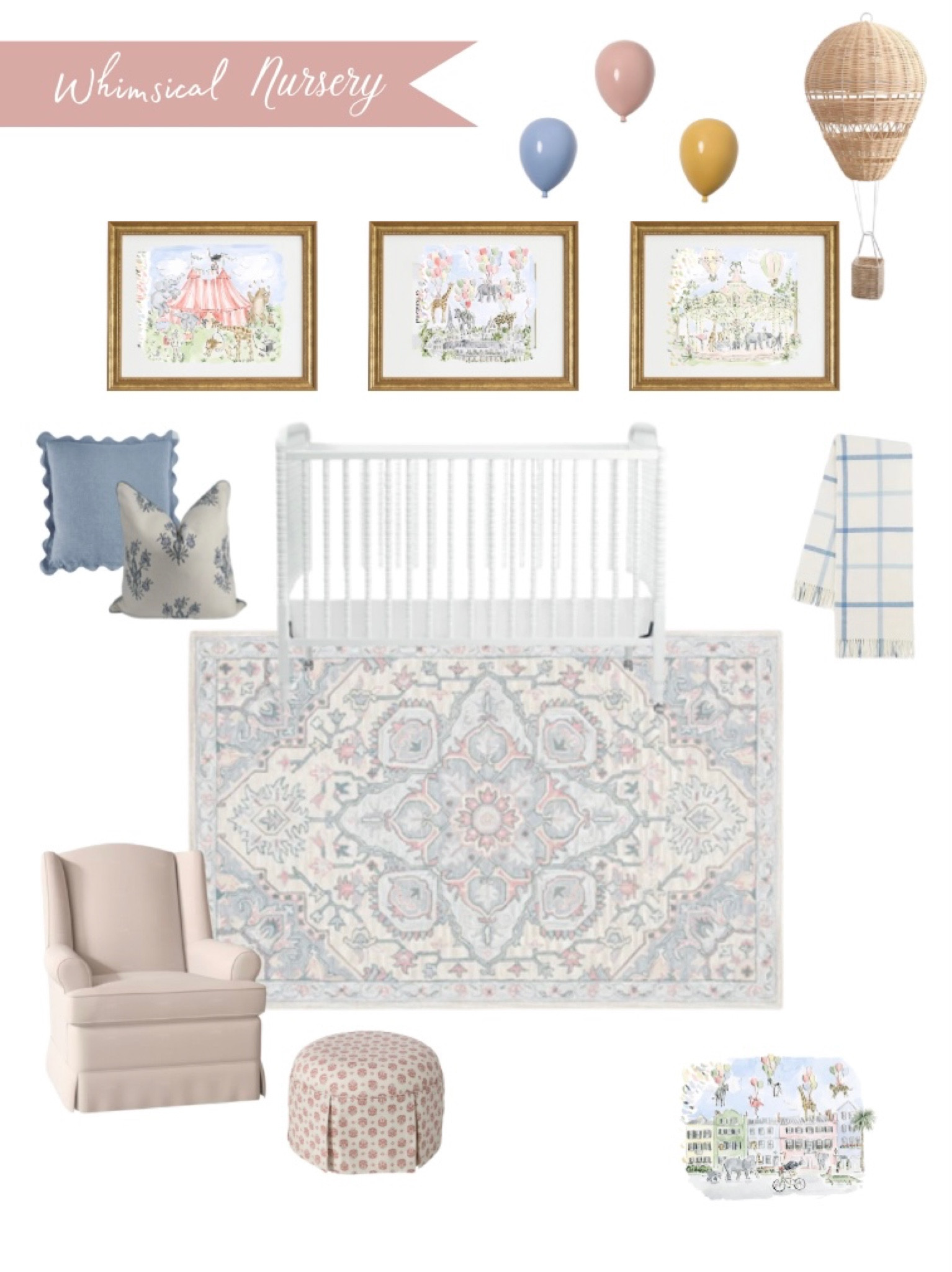 Whimsical nursery 

#LTKhome #LTKbaby #LTKstyletip