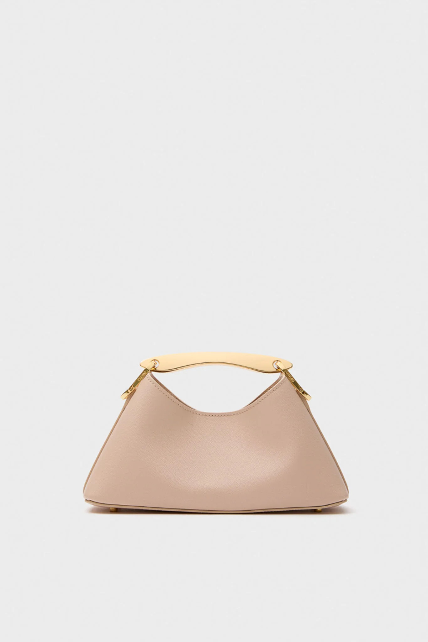 Nude Leather Mini Boomerang Caviar Bag | Tuckernuck (US)