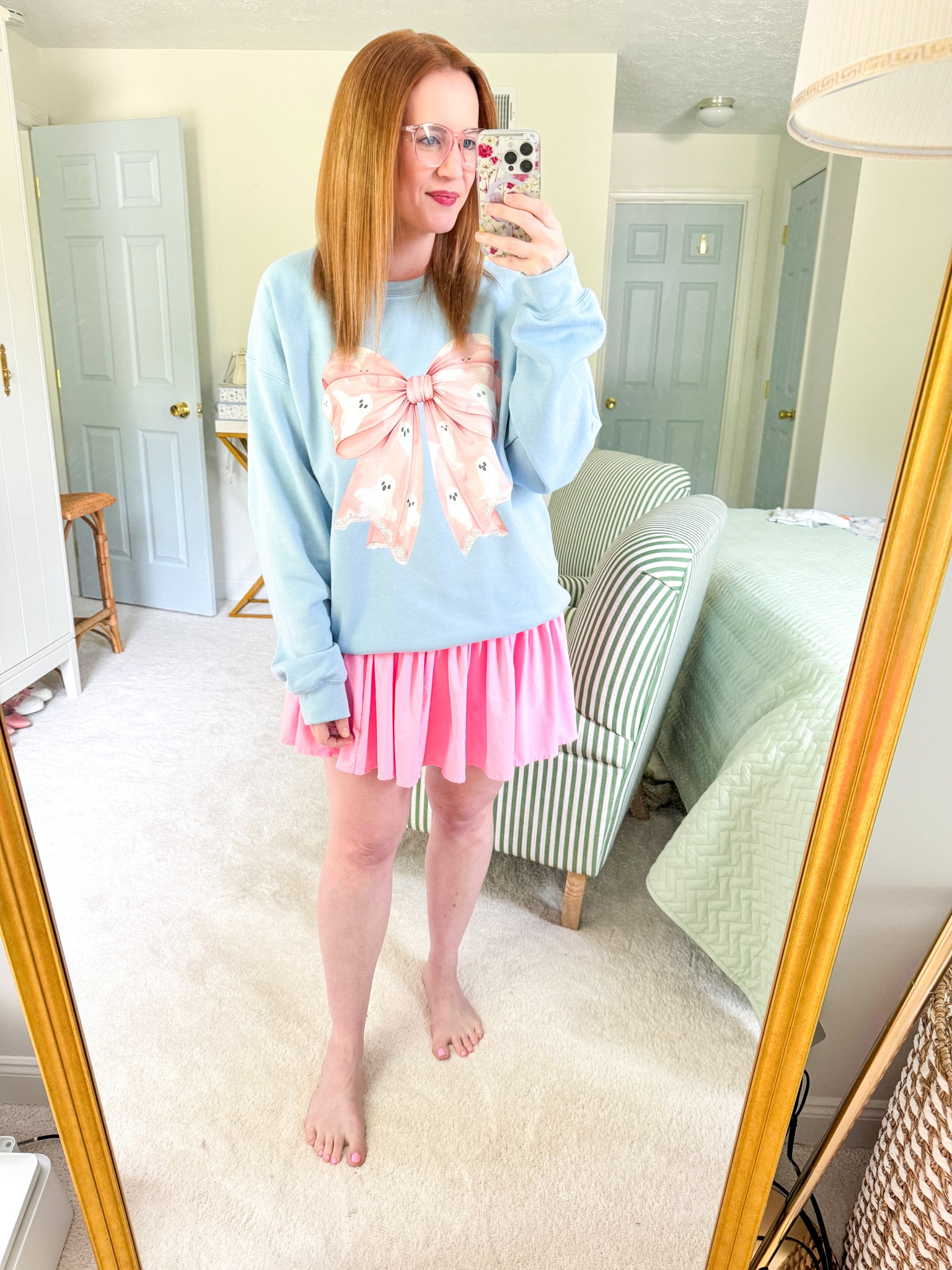 Cute Halloween Ghost Crewneck Cute Bow Halloween Crewneck sweatshirt 

#LTKFallSale #LTKFindsUnder50 #LTKSeasonal