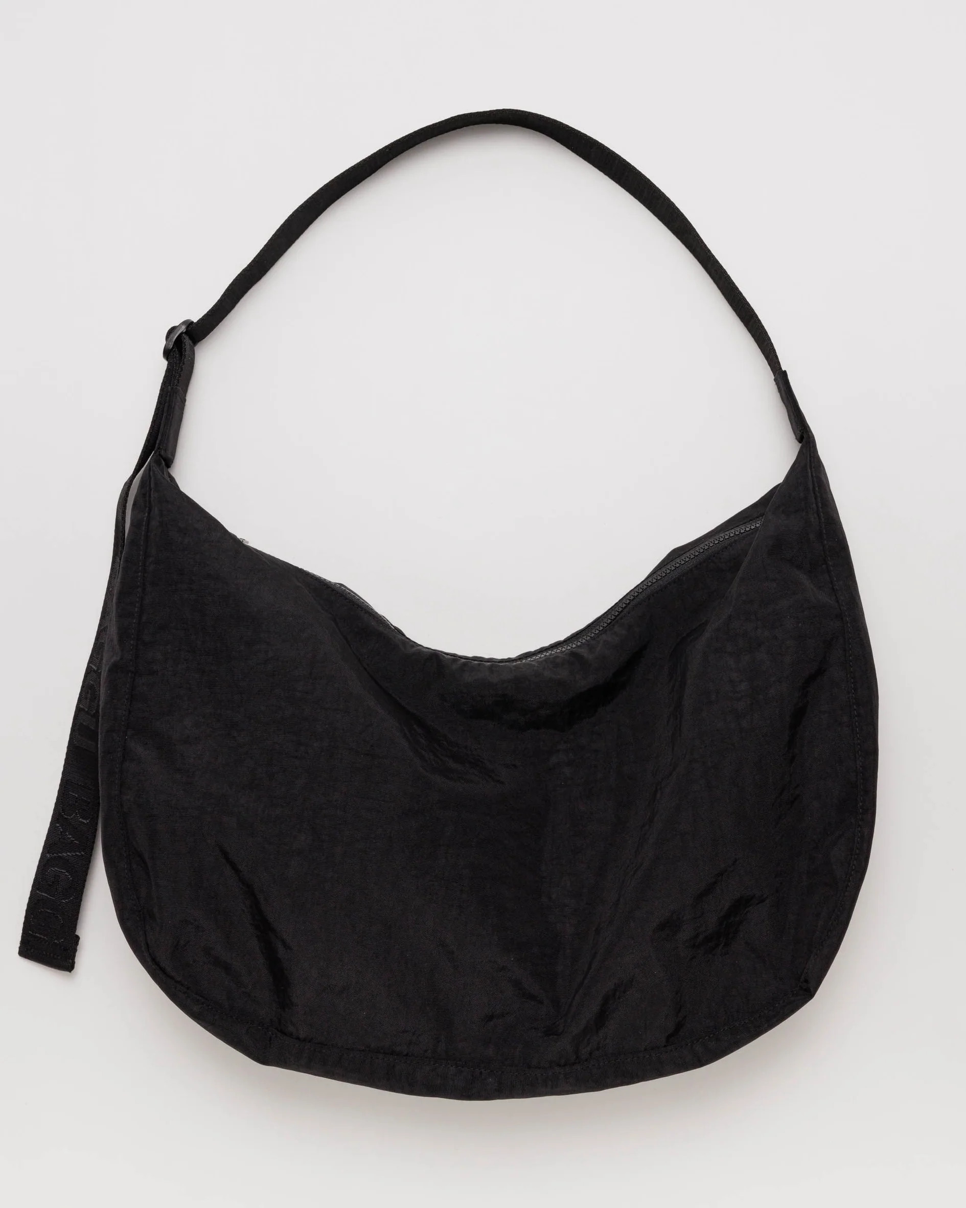 Large Nylon Crescent Bag : Black - Baggu | BAGGU