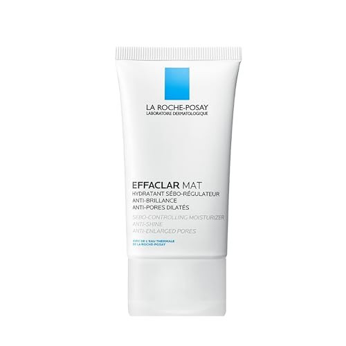 La Roche-Posay Effaclar Mat, Daily Moisturizer For Oily Skin, Visibly Reduces The Look Of Pores, Oil-Free Mattifying Moisturizer, Smooths Skin Texture, Non-Comedogenic & Dermatologist Tested | Amazon (US)