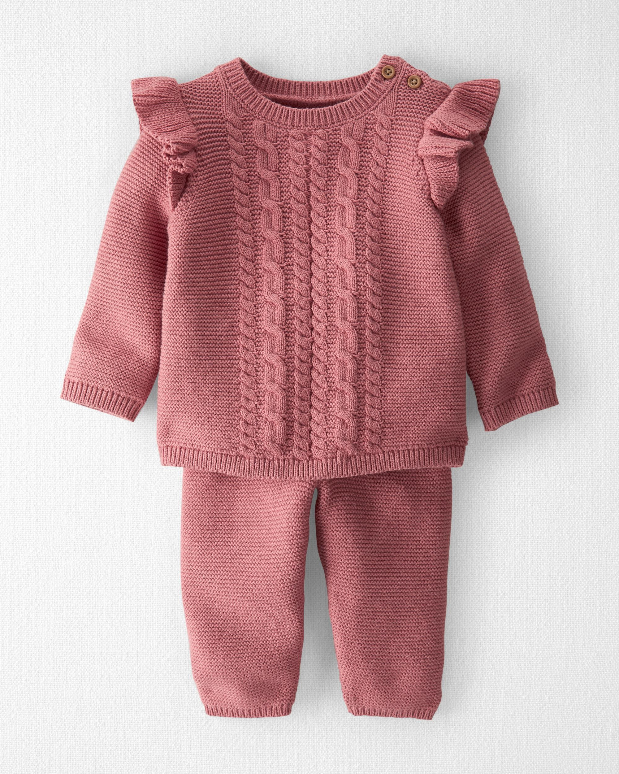 2-Piece Organic Cable-Knit Set | Carter's