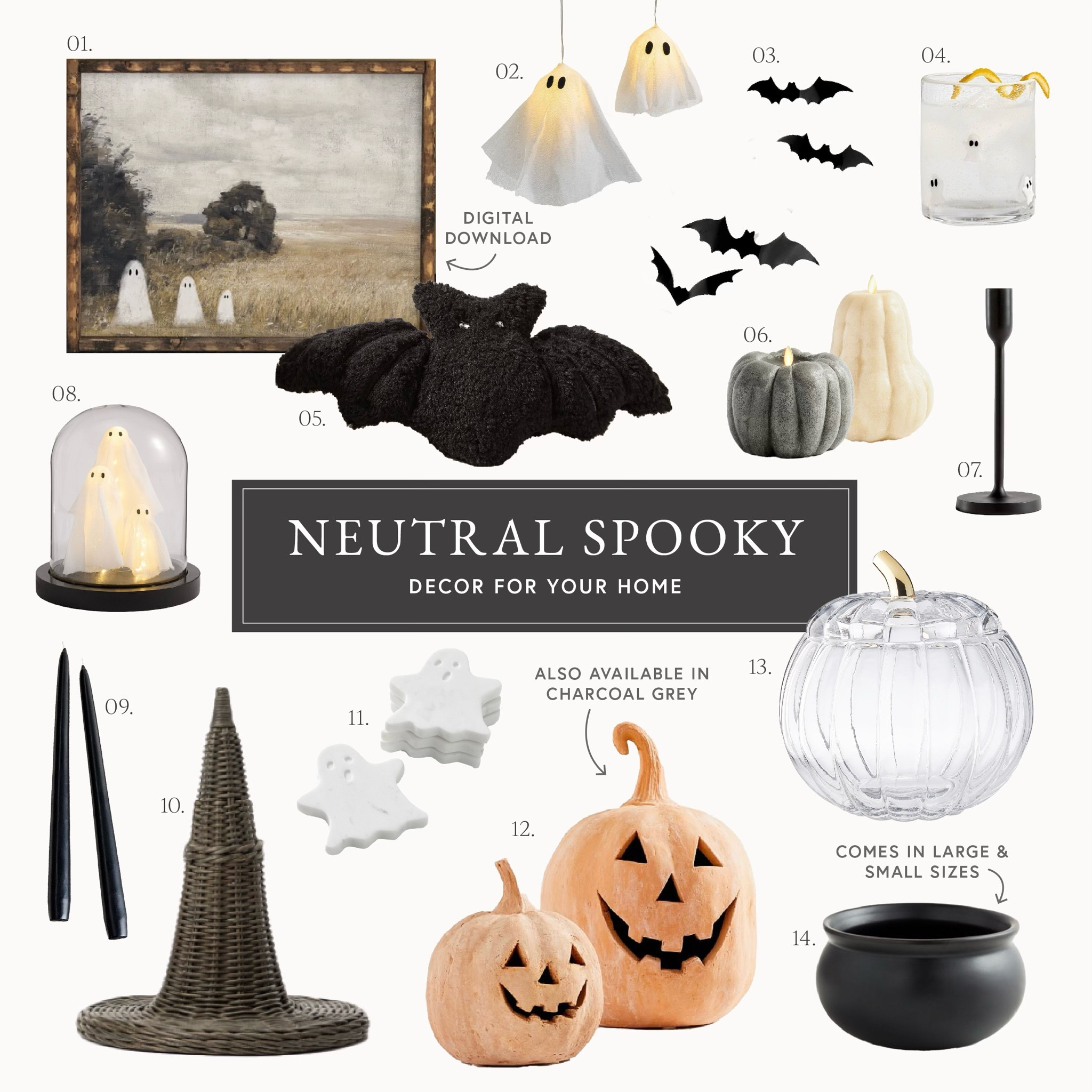 If there’s one thing about me, it’s that I *love* a neutral Halloween vibe. Don’t get me wrong, colourful is so fun! But as someone who loves more muted, neutral tones — this is how you’ll find my home decorated during spooky season! 🦇

#LTKautumn #LTKcasa