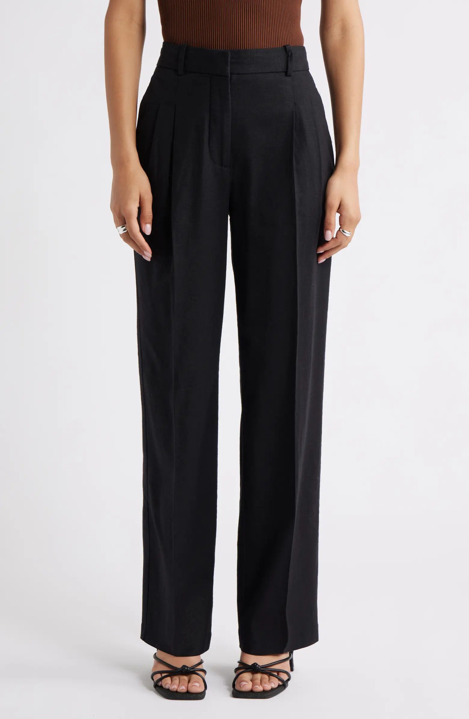 Everyday Linen Blend Pants | Nordstrom
