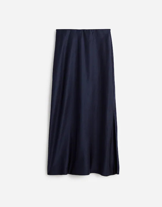 Satin Maxi Slip Skirt | Madewell | Madewell