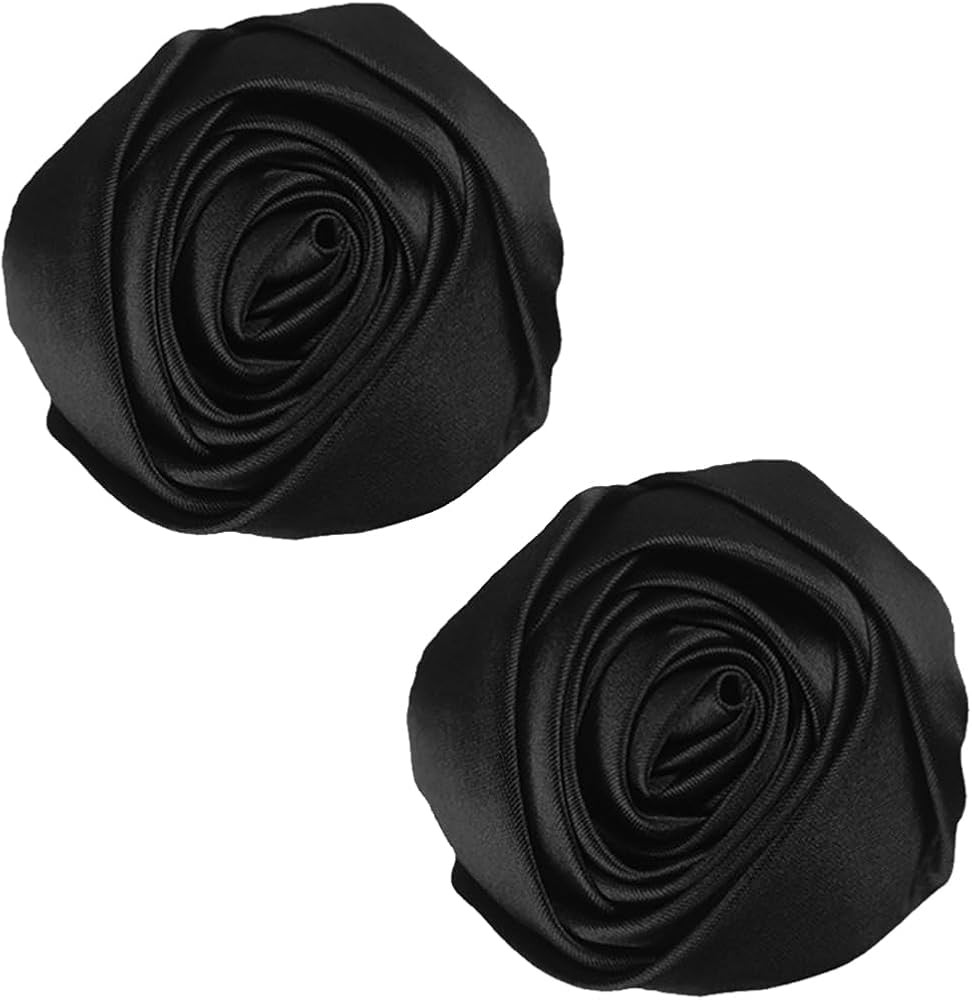 1 Paire Amovible 2.17 Pouce Soie Rose Chaussures Clips Tissu Fleur Chaussures Boucles De Chaussur... | Amazon (FR)