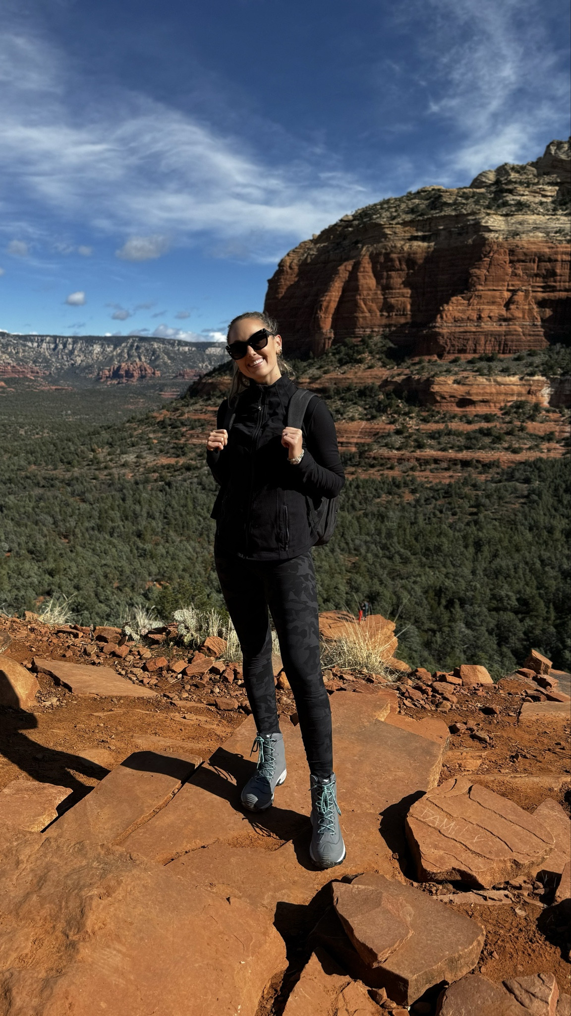 Fun and successful girls trip to Sedona, AZ this week! It was my first time here and it is just as beautiful as everyone says 😍 this was the fit for our hikes and I’m super happy with my packing choices! Aligns are always my fav from Lulu, paired with the Define jacket and comfy Columbia boots 😉 oh and sunglasses of course, no squinting allowed here 😂

#LTKfitness #LTKSeasonal #LTKtravel