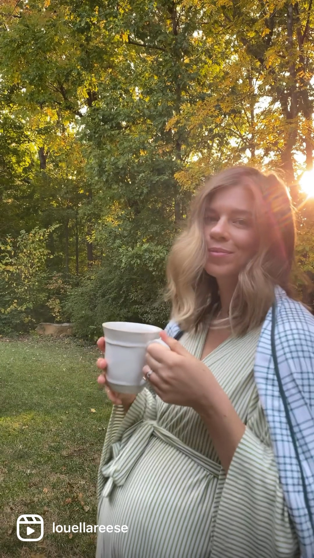 wear now as fall pajamas and later as holiday pajamas, pajama set, pj set, robe, sized up to a medium to fit the bump 

#LTKSeasonal #LTKHoliday #LTKbump