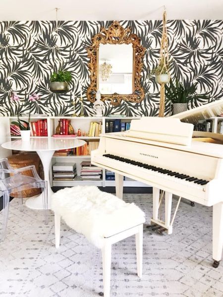 Sharing sources here of my music studio.  This is my office where I work every day.  If you want to look forward to what you do every day - create a space that you love and that reflects you.  The mirror is vintage and the piano I bought off of Craigslist for $500.  

#LTKhome