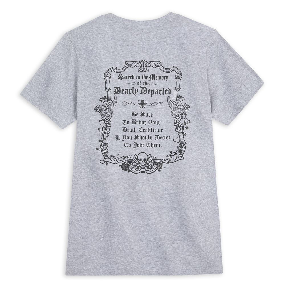 The Haunted Mansion Tombstone T-Shirt for Adults | Disney Store