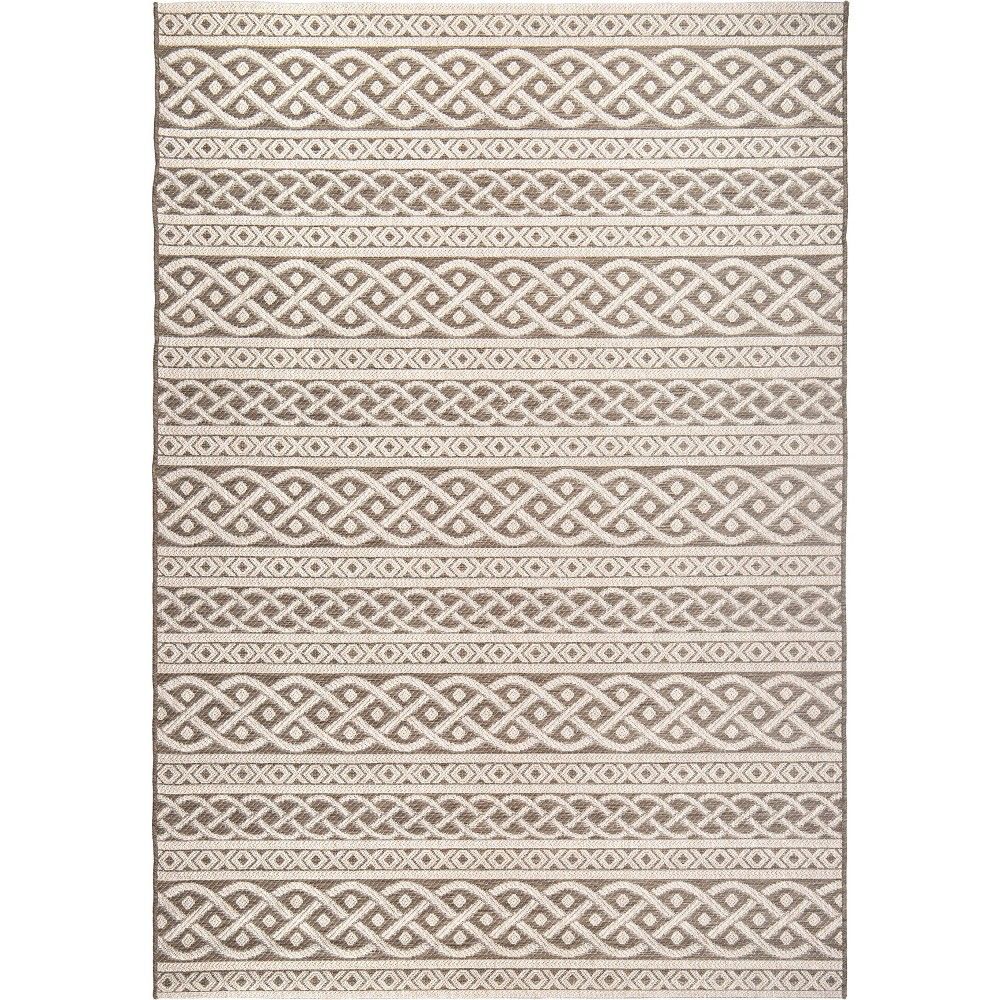 Orian Rugs Jersey Home Collection Indoor/Outdoor Organic Cable Area Rug, Adult Unisex, Size: 5'1""X7'6"", Brown | Target