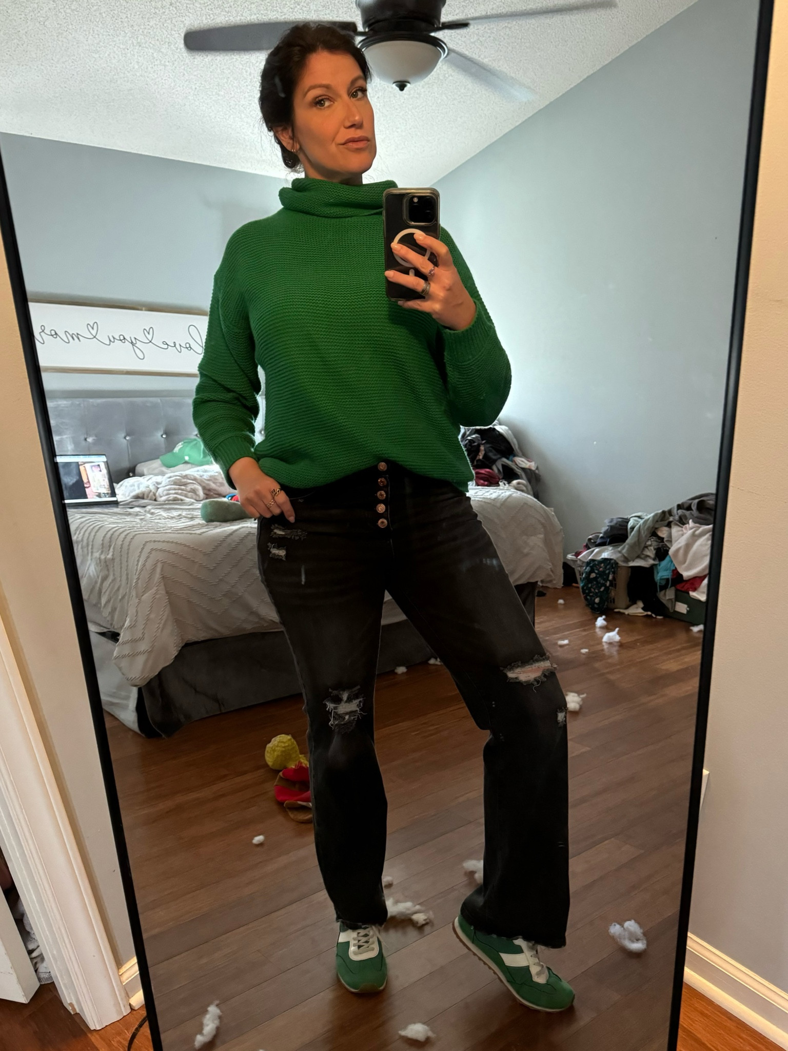 Saturday outfit inspired… along with laundry and destuffed dog toy

#LTKSeasonal #LTKOver40 #LTKSaleAlert