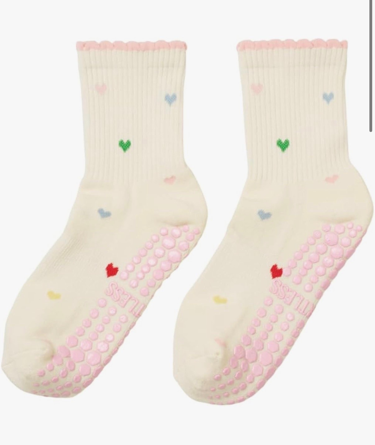 Shapes Studio Half Calf Grip Socks, Cute Fruit Pilates Socks, Ruffle Socks, Non-Slip for Barre Yoga

Amazon socks

#LTKfitnessgoals #LTKActive