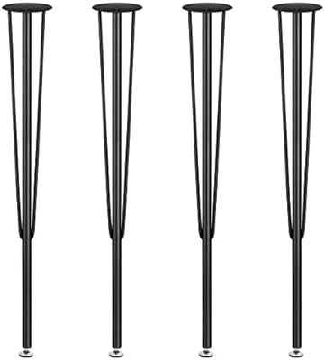 NewWay 28" Heavy Duty Hairpin Metal Table Legs (Set of 4), with Levelers and Screws Protector, Le... | Amazon (US)