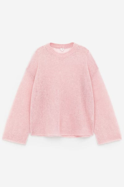 Pullover aus Wolle und Mohair – Rosa – Damen – ARKET DE | Arket EU