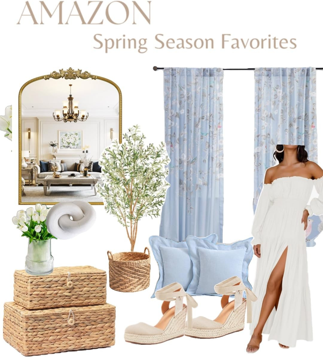 Mandy's 20pcs White Flowers Artificial Tulip Silk Fake Flowers 13.5" for New Year Spring Mother's Day Easter Valentine’s Day Gifts in Bulk Home Kitchen Wedding Decorations | Amazon (US)