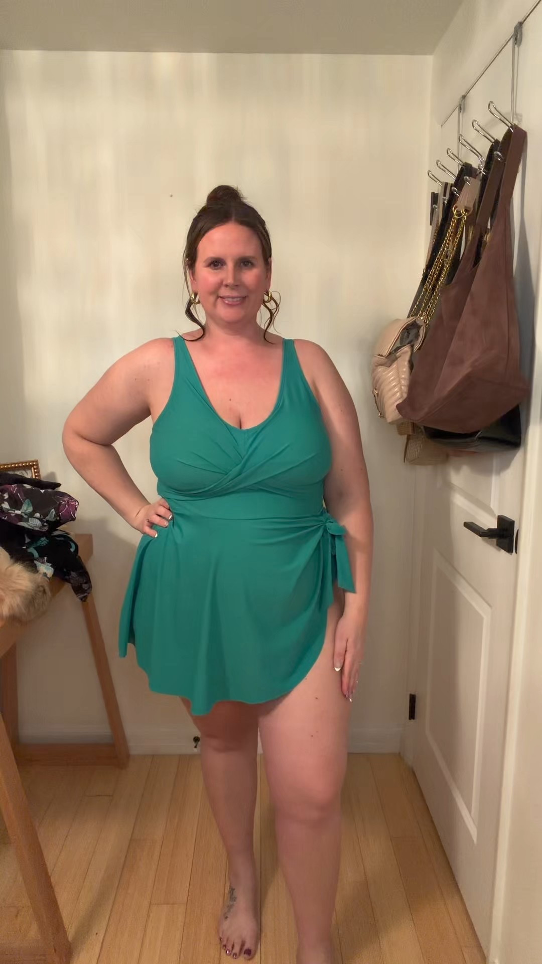 This color is everything! Very comfortable , perfect full coverage suit! Comes in other colors 

#plussizeswim #swimsuits #swim2026 #midsize #midsizeswim #ootd #swimgirl #onepieceswimsuit #cute #summerready 

#LTKTravel #LTKMidsize #LTKPlusSize