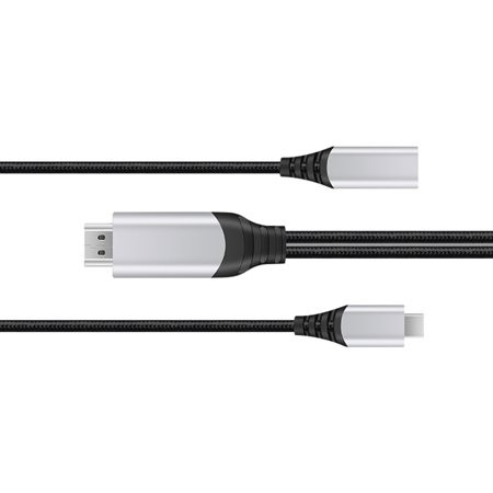 USB Type C To HDMI Cable For Nintendo Switch HDMI Hot Sale Video Transmission Conversion Cable Silve | Walmart (US)