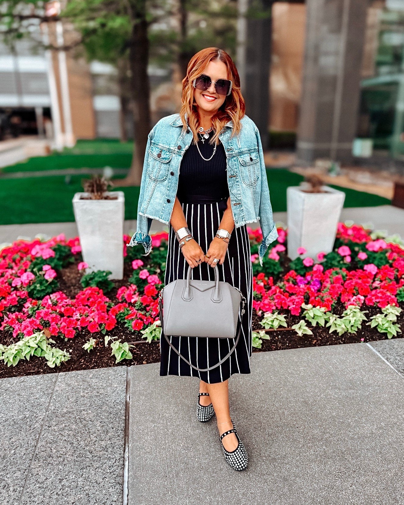 Church outfit — love this Amazon tank style dress, so perfect with these studded target ballet flats. 🖤  

#LTKShoeCrush #LTKFindsUnder50 #LTKOver40