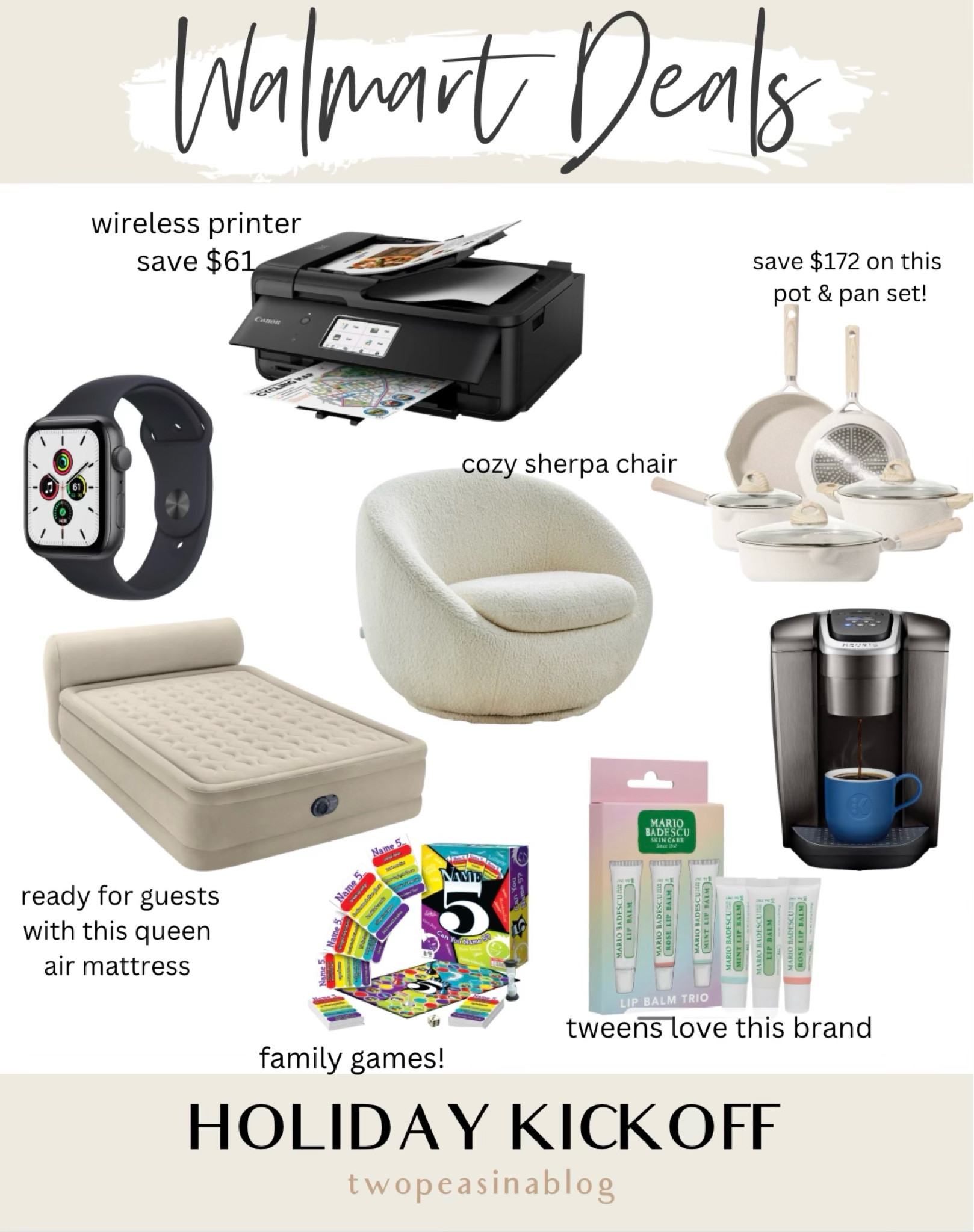 Walmart Deals Holiday kickoff. Walmart holiday sale. @walmart #walmartpartner #walmartfinds #IYWYK

#LTKGiftGuide #LTKHoliday #LTKhome