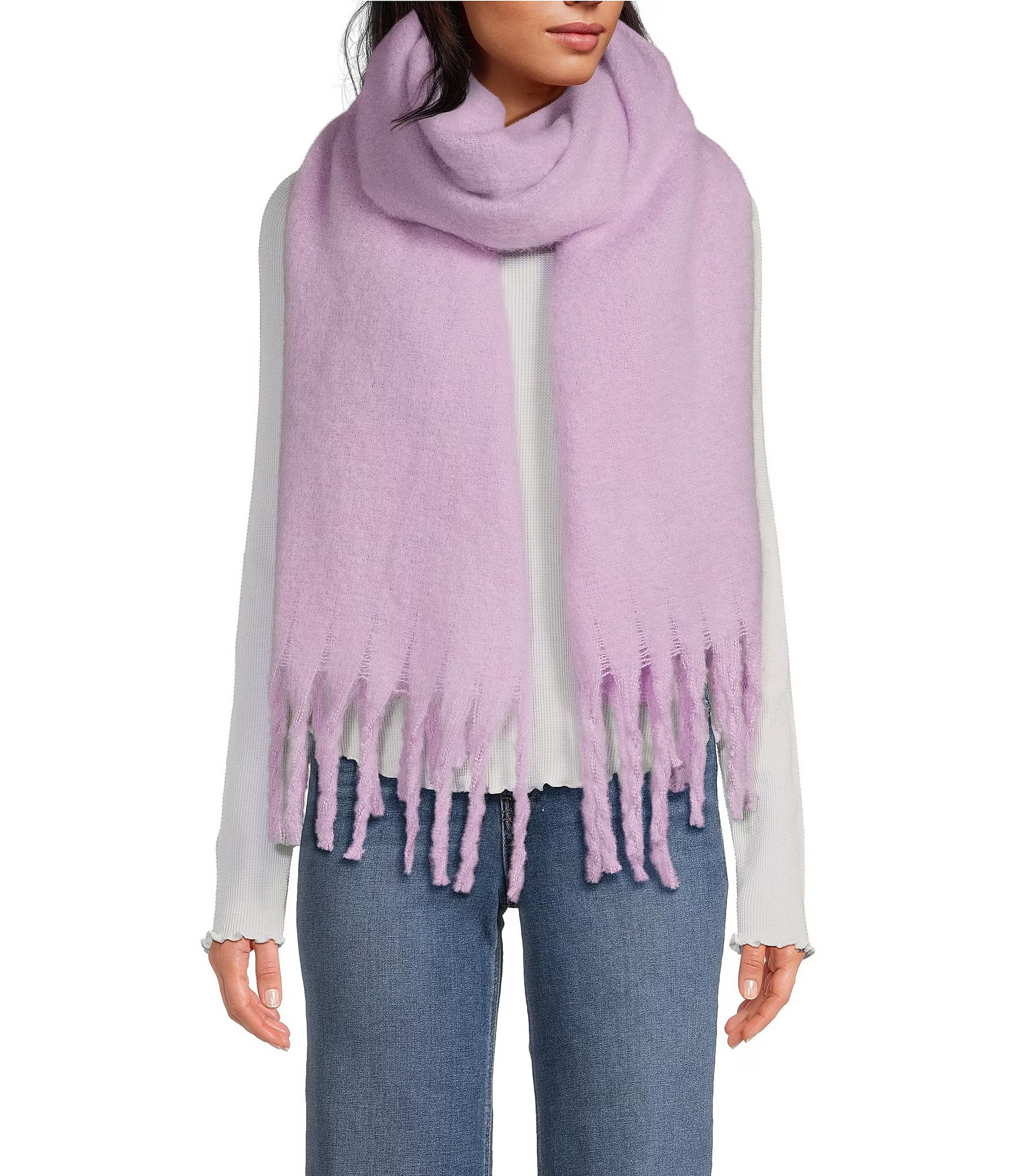 Anna & Ava Solid Brushed Oblong Scarf | Dillard's | Dillard's