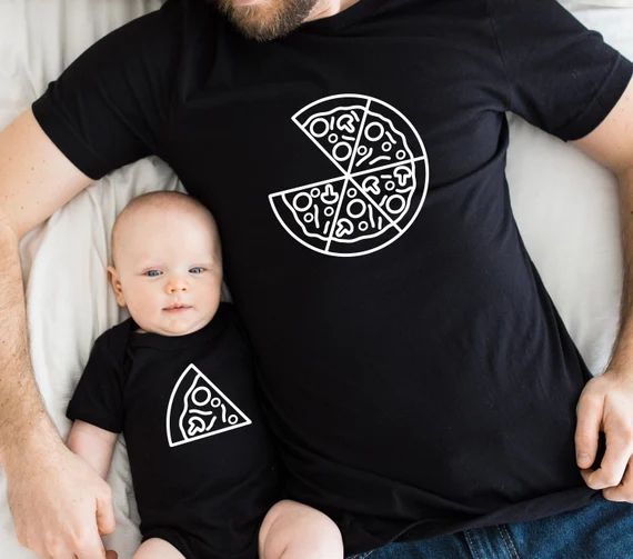 Dad And Baby Matching Pizza Shirt, Dad Of Two Babies Pizza Shirts, Father's Day Gift, Father Daug... | Etsy (CAD)