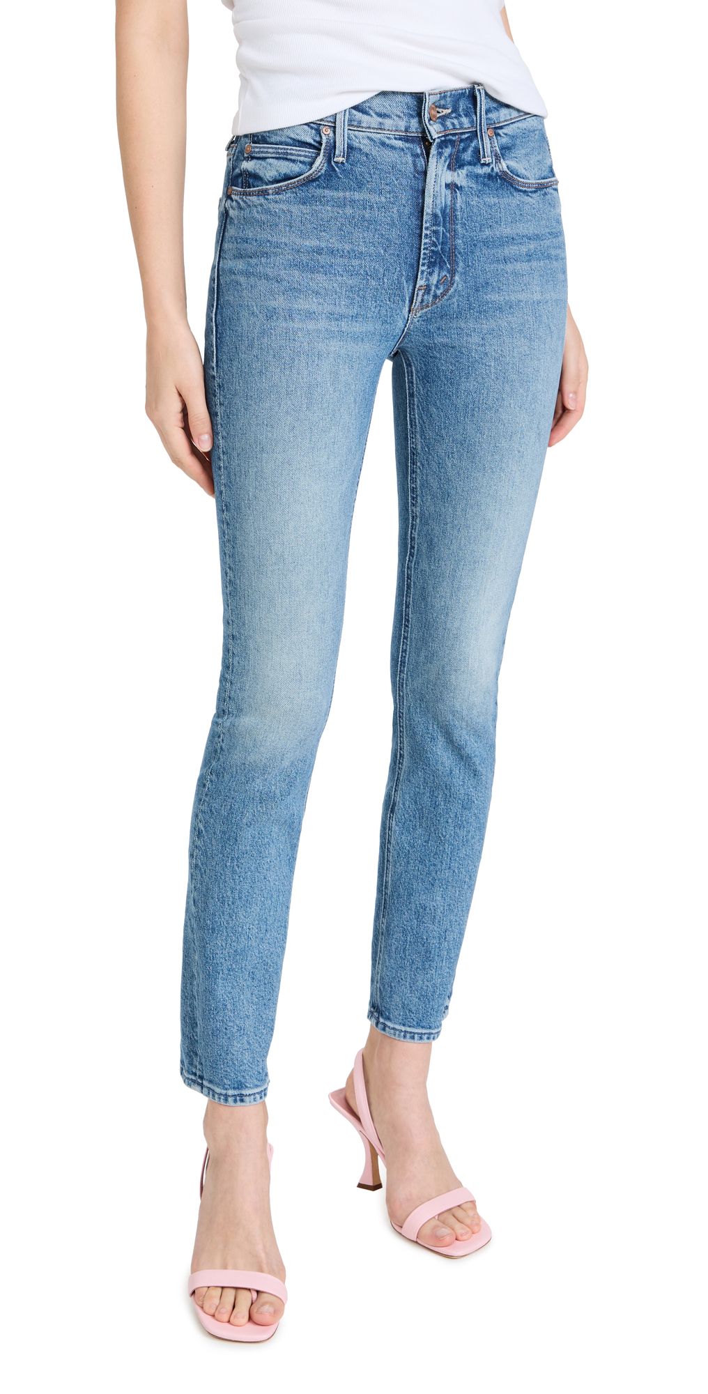 MOTHER The Mid Rise Dazzler Ankle Jeans | SHOPBOP | Shopbop