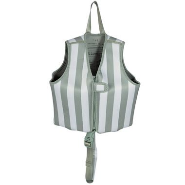 Current Tyed Clothing Swim Vest Sage Stripes | Well.ca