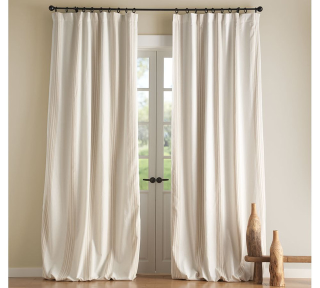 Riviera striped curtain