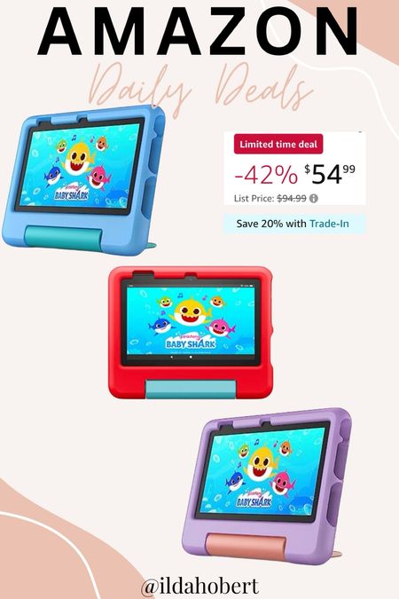 Amazon daily deal — 42% off kid tablets! These are perfect for long road trips to keep your little one occupied! 

Kids, toddler, tablet, tech, Amazon deal, Amazon sale,


#LTKsalealert #LTKtravel #LTKkids