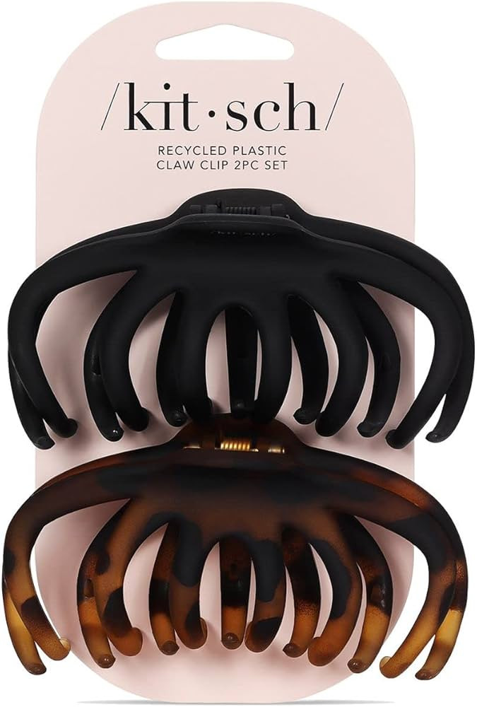 Kitsch Large Hair Clips for Women - Jumbo Octopus Hair Claw Clips for Thick Hair | Big Hair Clip ... | Amazon (US)