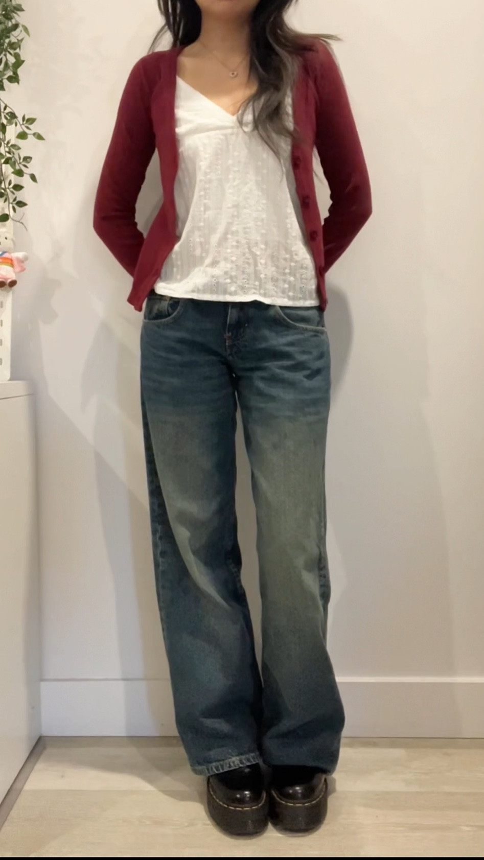 jeans from motel rocks low rise parallel in bright blue (reference: W26 L32)