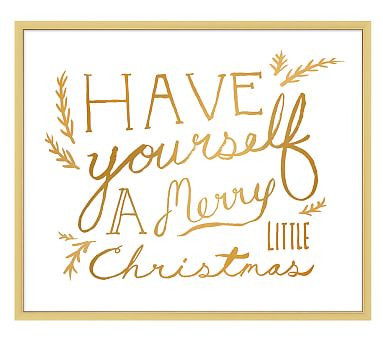 Gilded Merry Christmas | Pottery Barn (US)