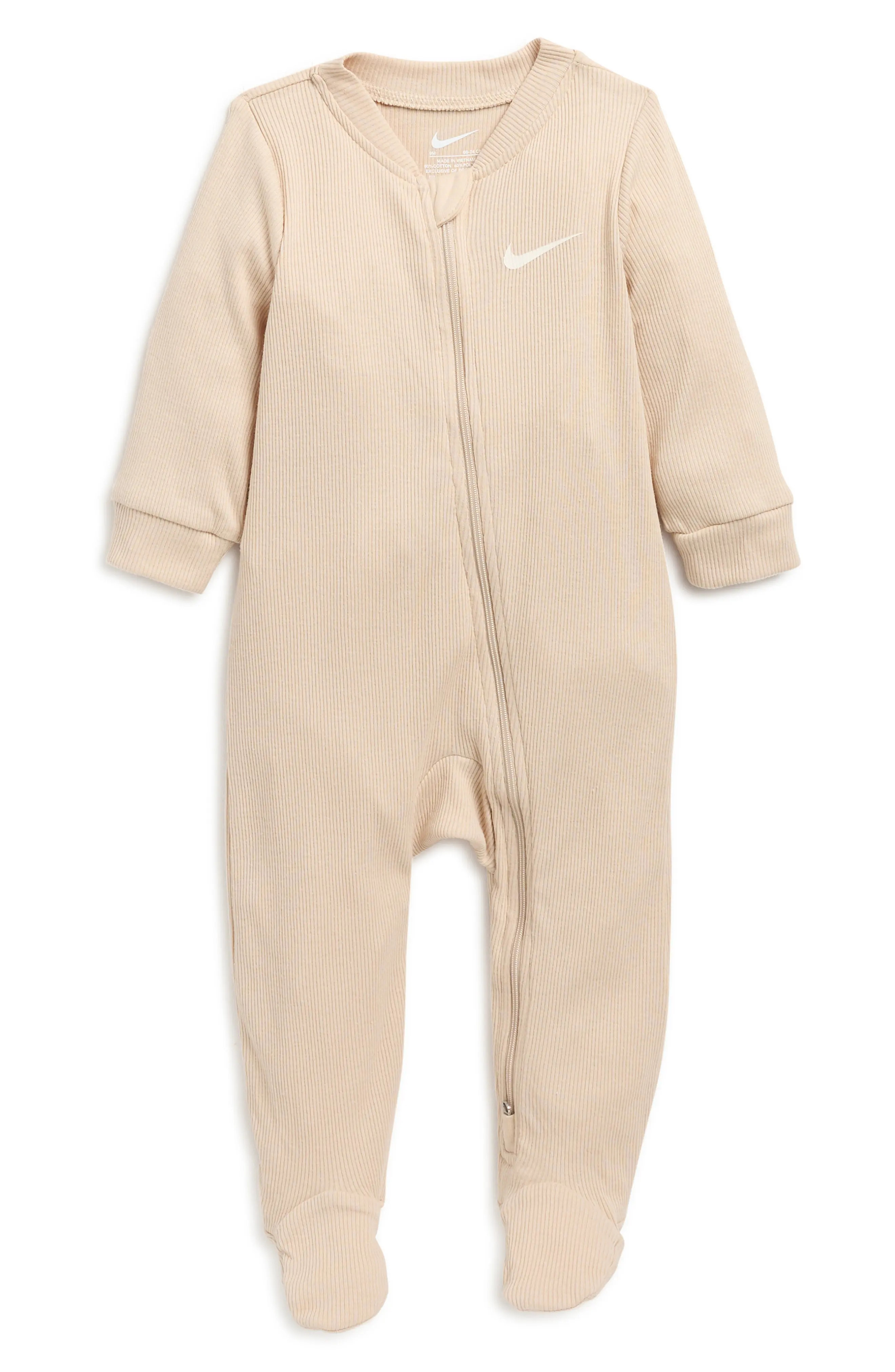 Nike Ribbed Footie in Ocean Bliss at Nordstrom Rack, Size 0-3M | Nordstrom Rack