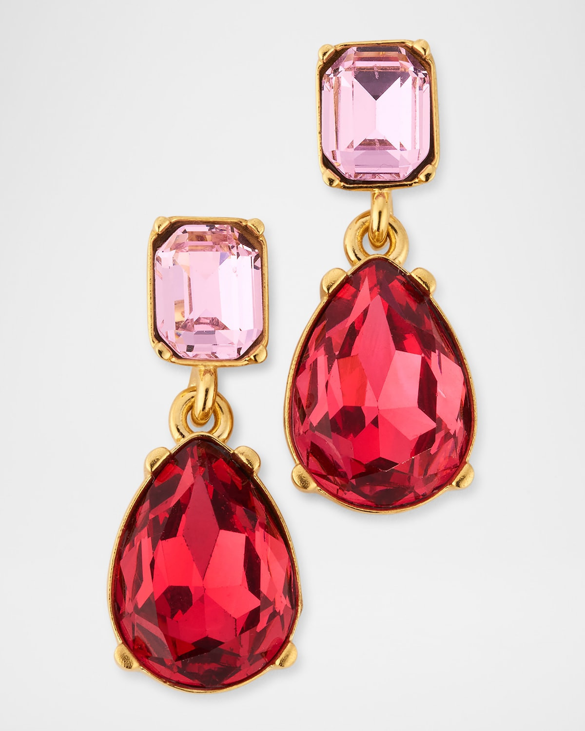 Single Drop Crystal Earrings | Neiman Marcus