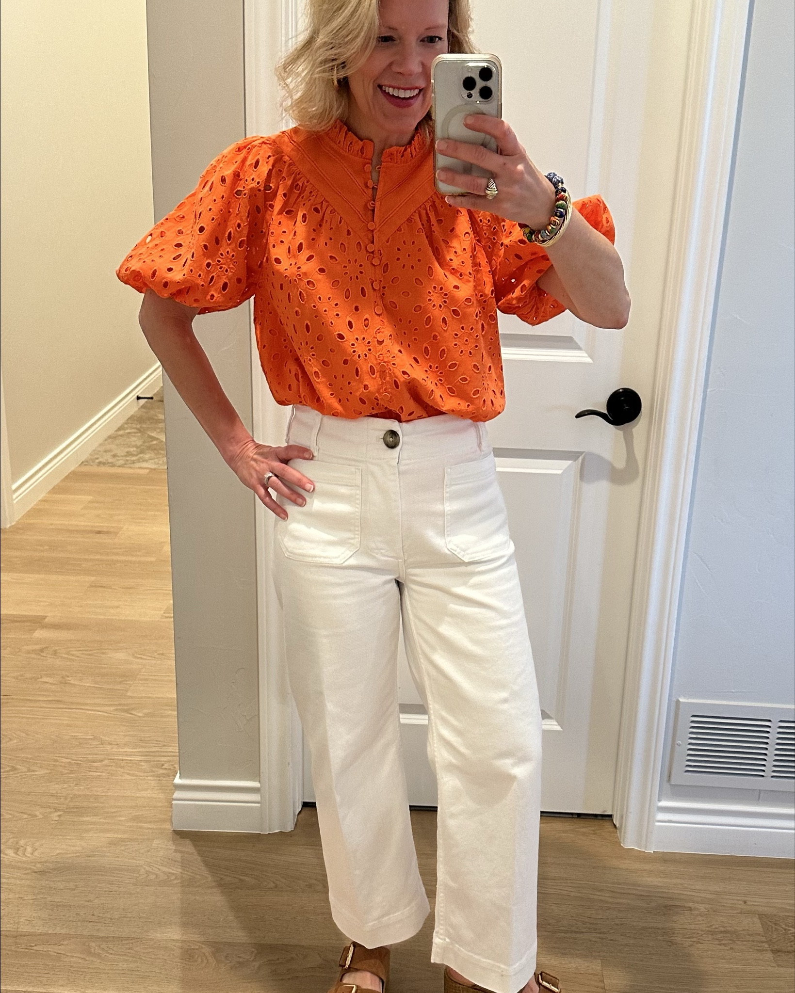 These are my most favorite white jeans! Both of my daughters own them as well. They are comfortable, flattering, and just all-around great! We have the denim, corduroy, cotton, and linen version of the pants as well. Can’t go wrong with these!  White jeans. Faves. Anthropologie  

#LTKSeasonal #LTKStyleTip #LTKMostLoved