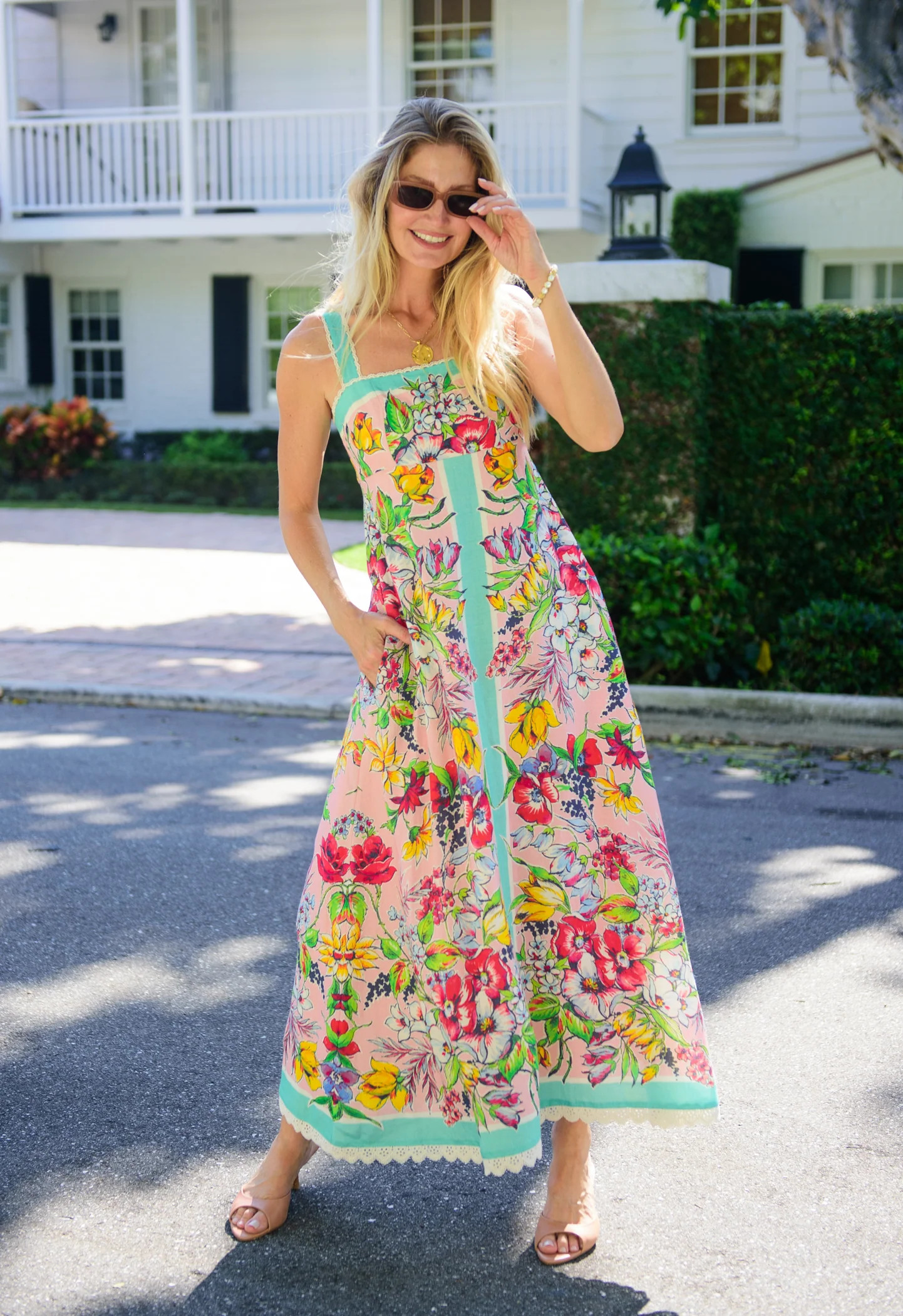 Annalisa Dress in Vintage Scarf | Elizabeth James The Label