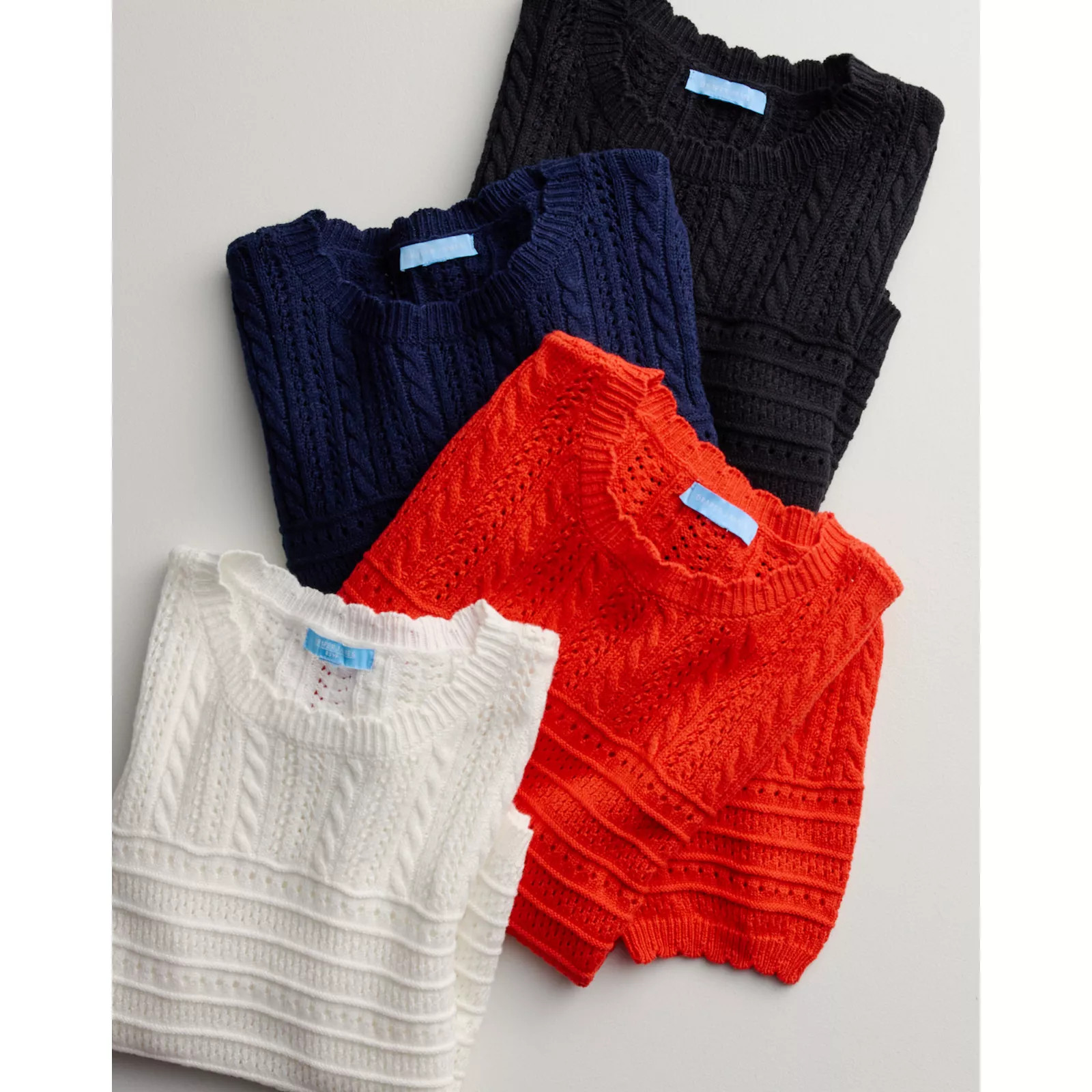 Women's Draper James Short Sleeve Pointelle Sweater | Kohl's