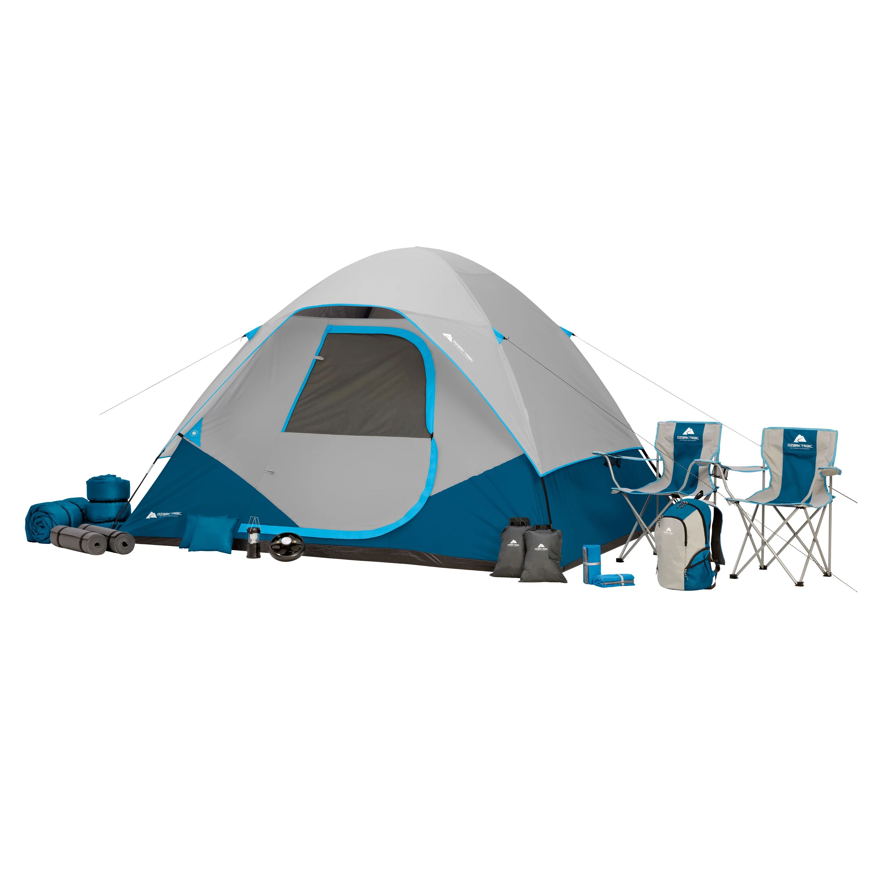 Ozark Trail 28-Piece Premium Camping Tent Combo | Walmart (US)