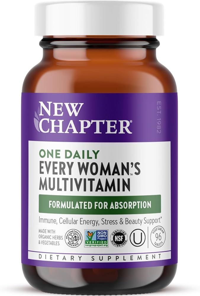 New Chapter Women's Multivitamin for Immune, Beauty + Energy Support with 20+ Nutrients -- Every ... | Amazon (US)