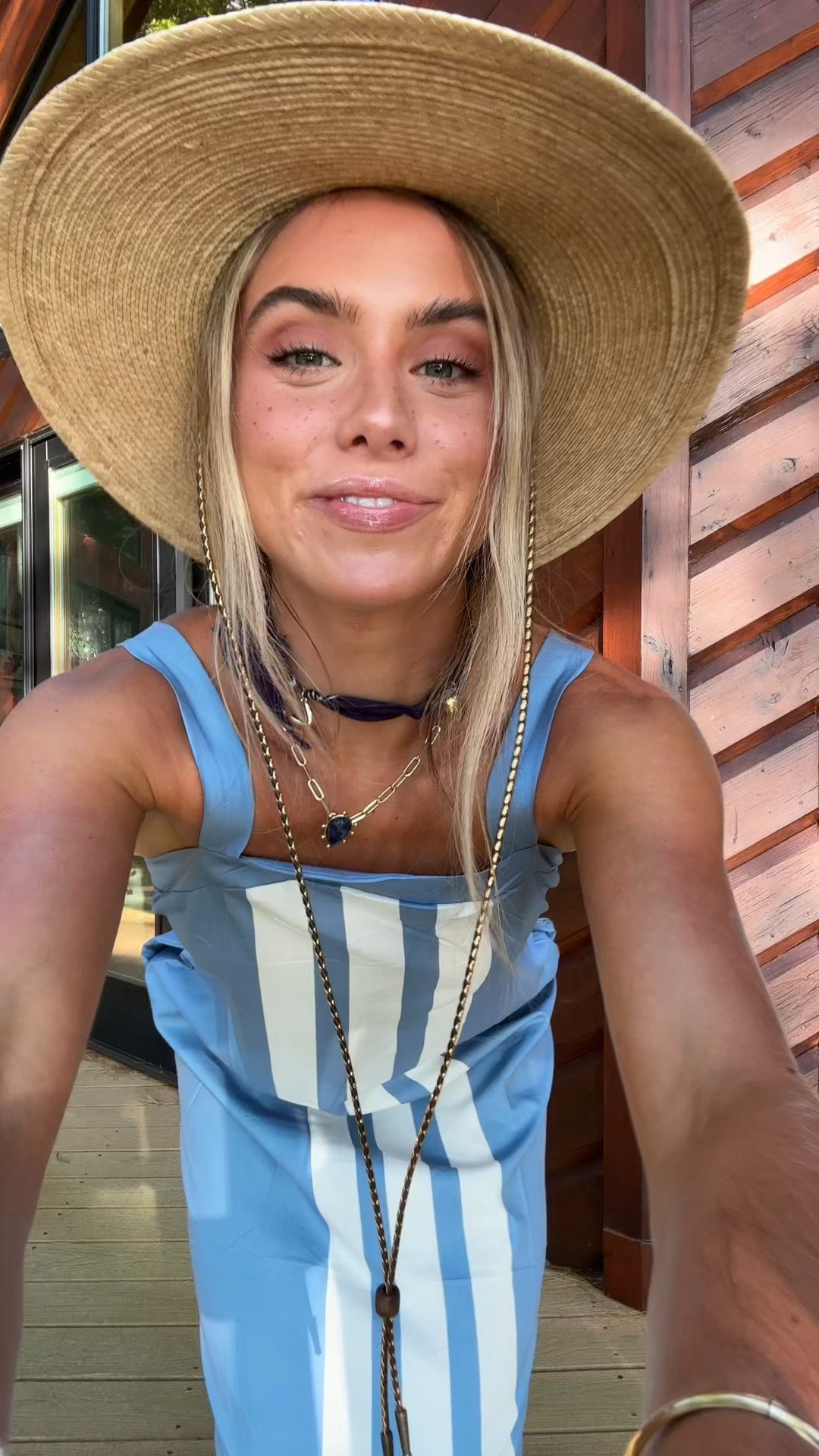 HIS AND HER OUTFIT. Joeys outfit: campus course polo my code is SLOANE20, his shorts are Tommy Bahama Boracay® Chino 9-Inch Shorts, the sandals are olukai, the sunglasses are Maui jim. 

Sloane’s outfit: Amazon dress, Amazon shoes, hat is custom from magnolia and marsh, James Michelle necklace code SLOANE, bandana necklace is custom. Purse is Tory Burch  

#LTKMens #LTKSeasonal #LTKStyleTip