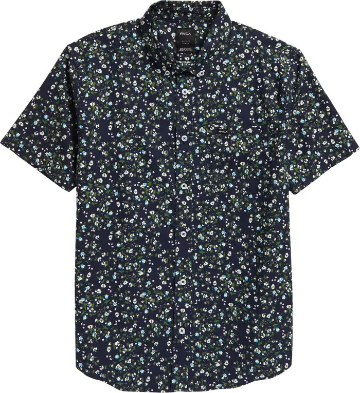 That'll Do Classic Fit Floral Print Short Sleeve Button-Down Shirt | Nordstrom