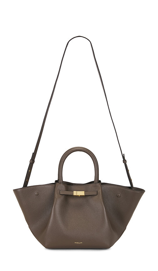 DeMellier London Midi New York Tote in Deep Olive. Size all. | Revolve Clothing (Global)