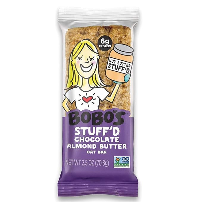 Bobo's Oat Bars, Chocolate Almond Butter Stuff'd, 2.5 Ounce Bars | Amazon (US)