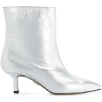 Paul Andrew ankle length stiletto boots - Metallic | Farfetch EU