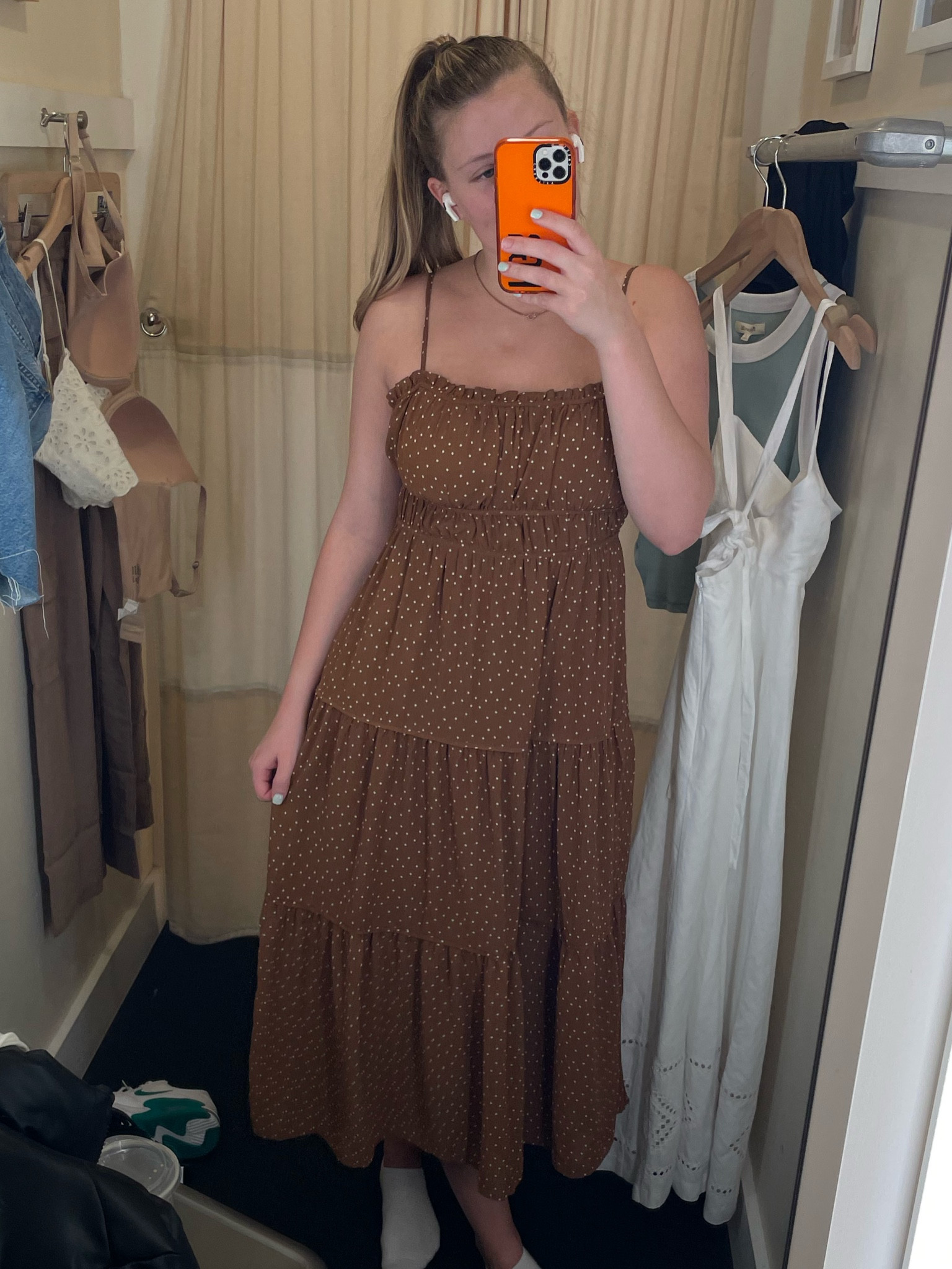 The perfect polka dot dress for spring! Will be wearing to a winery or date night! 

#LTKSeasonal #LTKstyletip #LTKfit