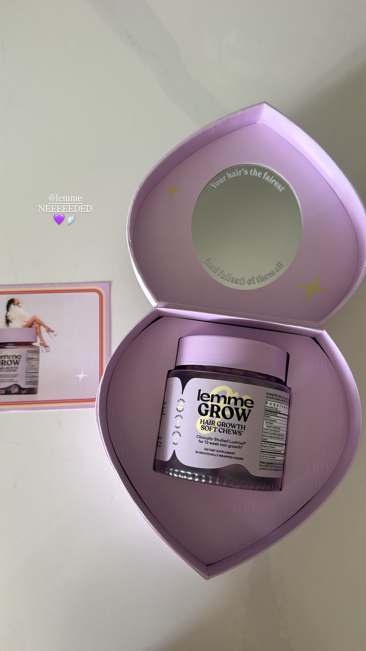 new hair growth soft chews from lemme 

 #LTKSpringSale #LTKdayinmylife #LTKBeauty