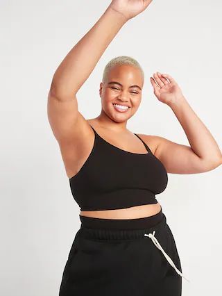 Seamless Rib-Knit Bralette Top for Women | Old Navy (US)