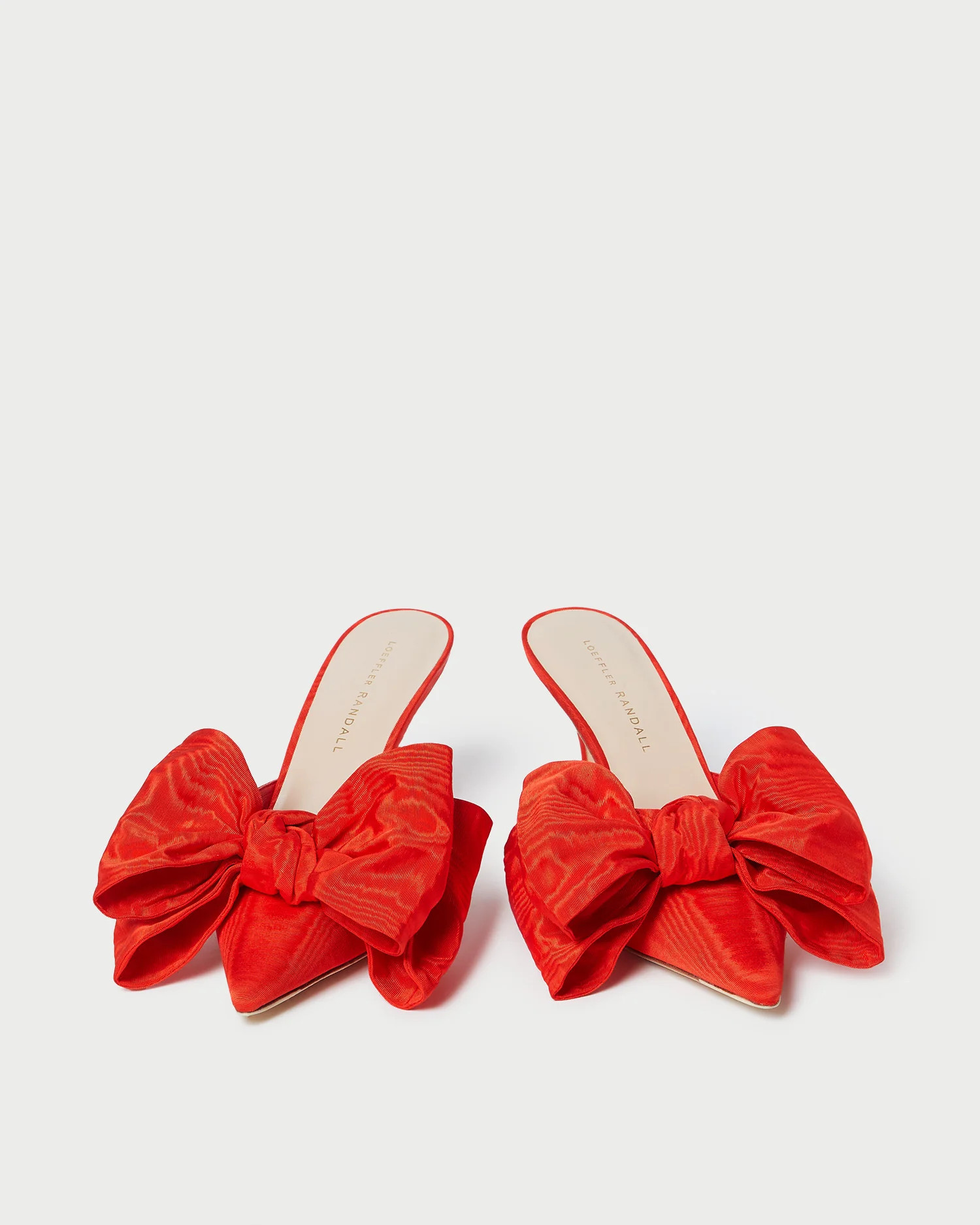 Margot Red Moiré Bow Mule | Loeffler Randall
